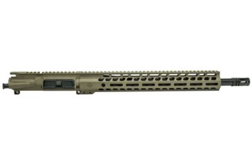 Image of Ghost Firearms Elite Complete Upper Receiver, 9mm 9x19 Para, 16 inch, 4150 Light HBAR Barrel, 1-10 Twist, 14 inch M-LOK Free Float Hand Guard, A2 Flash Hider, Flat Dark Earth, GF16E14GFR9MMFDE