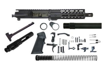 Image of Ghost Firearms Vital Upper Receiver, Pistol Lower Parts Kit, .300 Blkout, 7.5in, Pistol , Light HBAR Barrel, 1-8 Twist, 7in M-LOK Freefloat Handguard, A2 Birdcage Flash Hider, Blk, GF75V7GFR300-KIT