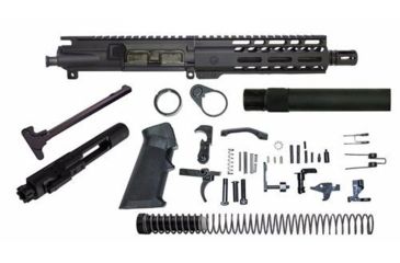 Image of Ghost Firearms Vital Upper Receiver, Pistol Lower Parts Kit, 9mm 9x19 Para, 7.5in, Pistol , Light HBAR Barrel, 1-10 Twist, 7in M-LOK Freefloat Handguard, , Blk, GF75V7GFR9MM-KIT