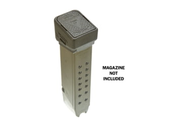 Image of Ghost Inc Glock 19X/17/17L 9mm/.40 +3/4 Rounds Pistol Magazine Extension, Black, 4, GHOGL17LOVIZ4BLK