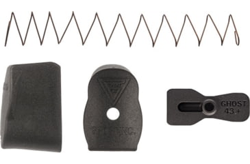 Image of Ghost Inc Moab Mag Extension for Glock 43, Plus 2 Rounds, Black, GHOG43PLUS2