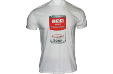Image of Gi Men's T-shirt Cnn News Condensed Soup Large White