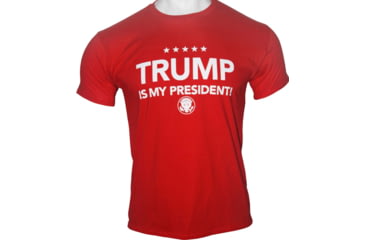 Image of Gi Men's T-shirt Trump Is My President Xx-large Red!