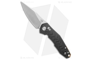 Image of GiantMouse Vox/Anso ACE Nazca Folding Knife, 3.15in, CPM MagnaCut, Clip Point Blade, Carbon Fiber, Black Handle, Black/Gray, 7.40 inch, BHQ-190246