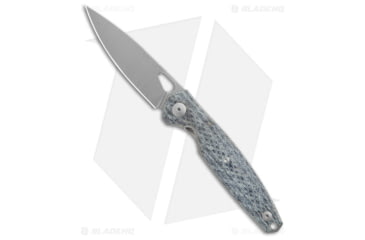 Image of GiantMouse Vox/Anso ACE REO Folding Knife, 3.31in, CPM MagnaCut, Drop Point Blade, Micarta, Blue Handle, Blue/Gray, 8.00 inch, BHQ-180282