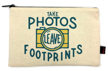 Image of Gibbs Take Photos Pencil Pouch, Natural Cotton, 9.5 x 6in, 9781423652021