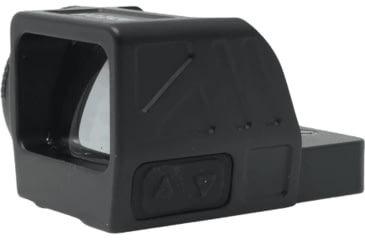 Image of Gideon Optics Granite MOS Carry 1x 25.3x17.8mm Reflex Red Dot Sight, 3 MOA Red Dot Reticle, Black, GTMOS-CA-RD