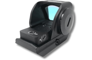 Image of Gideon Optics Granite MOS Competition 1x 28.33x22.5mm Reflex Red Dot Sight, 8 MOA Green Dot Reticle, Black, GTMOS-CO-GN