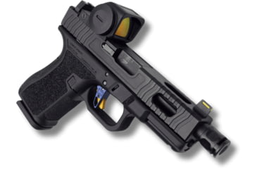Image of Gideon Optics Granite MOS Competition 1x 28.33x22.5mm Reflex Red Dot Sight, 8 MOA Green Dot Reticle, Black, GTMOS-CO-GN