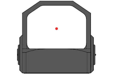 Image of Gideon Optics Judge Reflex Sights, 3 MOA Red Dot Reticle, Black, JD10RD