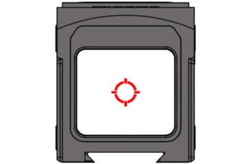 Image of Gideon Optics Mediator II 21.4x18.8mm Closed Emitter Reflex Red Dot Sight, 3 MOA Red Dot + 28 MOA Circle, Black, MD20RD