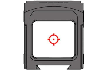 Image of Gideon Optics Mediator II 21.4x18.8mm Closed Emitter Reflex Red Dot Sight, 3 MOA Red Dot + 28 MOA Circle, Black, MD20RD