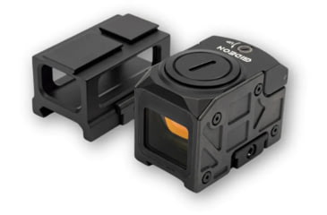 Image of Gideon Optics Mediator II 21.4x18.8mm Closed Emitter Reflex Red Dot Sight, 3 MOA Red Dot + 28 MOA Circle, Black, MD20RD
