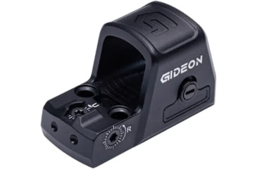 Image of Gideon Optics Pebble Reflex Red Dot Sight, 1x14.8x15.2mm, Red Beam, 3 MOA Dot, Black, PB10RD
