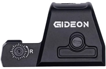 Image of Gideon Optics Pebble Reflex Red Dot Sight, 1x14.8x15.2mm, Red Beam, 3 MOA Dot, Black, PB10RD