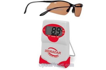 Image of 2-PC Perfect Swing Golfing Gift Package - Sport Sensors Dual Mode Swing Speed Radar with Tempo Timer, Bolle Golf Kicker EagleVision 2 Lens Sunglasses
