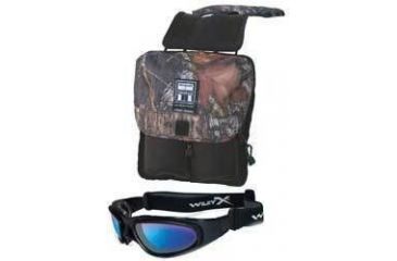 Image of 2-PC Ride with the Wind Motorcycle Fan Gift Package - Wiley-X SG-1 Sunglasses 73, Tamarack ATV Tank Saddle Bag SBTB-B