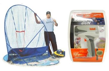 Image of 2-PC Speedster Sports Fan Gift Package - Bushnell Speedster II, JUGS Baseball Toss Package with Remote