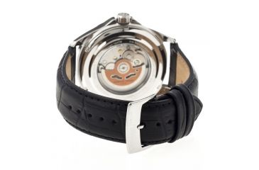 Image of Giorgio Fedon 1919 Fedonmatic VI Mens Watch, Black Dial, Black Leather Band GIOGFBH002