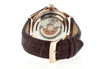 Image of Giorgio Fedon 1919 Fedonmatic VI Mens Watch, Black Dial, Brown Leather Band GIOGFBH003