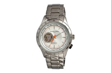 Image of Giorgio Fedon 1919 Gfaj003 Traveler Mens Watch, Silver GIOGFAJ003