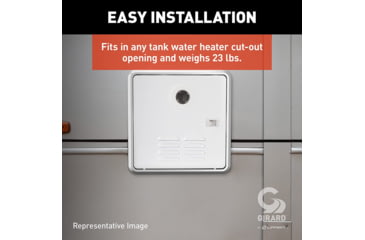 Image of Girard On-Demand Gswh-2 Tankless RV Water Heater, 2GWHAM