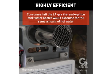 Image of Girard On-Demand Gswh-2 Tankless RV Water Heater, 2GWHAM