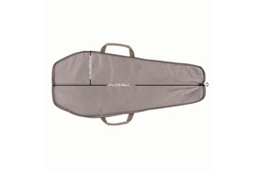 Image of Girls With Guns Artemis Rifle Case w/Lockable Zipper and D-ring, 46in Long, Foam Padding, Plush Interior Lining, Flap pocket, Shade 2.0 Camo, 1112-46