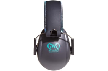 Image of Girls With Guns Assure Protective Safety Glasses &amp; Earmuffs Combo Set, Gray/Teal/Black, One Size, 2388