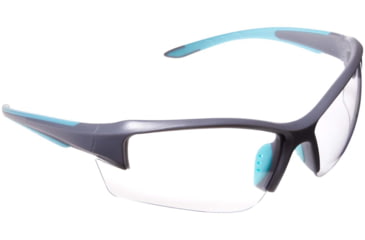 Image of Girls With Guns Assure Protective Safety Glasses &amp; Earmuffs Combo Set, Gray/Teal/Black, One Size, 2388