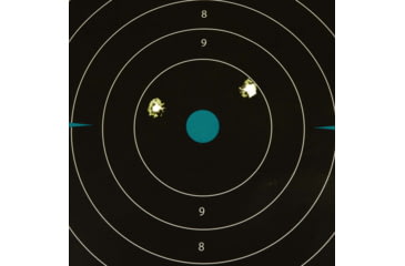 Image of Girls With Guns Gwg Splash Self-Adhesive Paper Bullseye Target, Teal/Black, 12X12, 15279