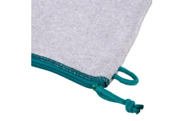 Image of Girls With Guns Knit Fabric Handgun Storage Pouch w/Writable ID Label, Lockable Keyring, Zipper Closure, 7x9in, Fleece Lining, Full Size Interior, Gray/Blue Accents, 9074