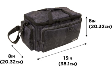 Image of Girls With Guns Midnight Range Bag, Black/Shade Blackout Camo, 15 in x 8 in x 8 in, 70639