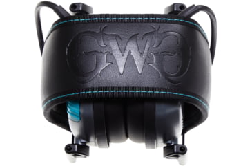 Image of Girls With Guns Shield Low-Profile Electronic Earmuffs, 24 dB NRR, ANSI S3.19 &amp; CE EN352-1 Hearing Protection Rated, Gray/Teal/Black, One Size, 2348