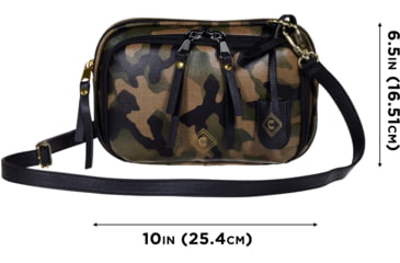 Image of Girls With Guns Tomboy Clutch Purse, Lockable Concealed Carry, Ambidextrous, Camo, 10 in x 6.5 in x 2 in, 90-90