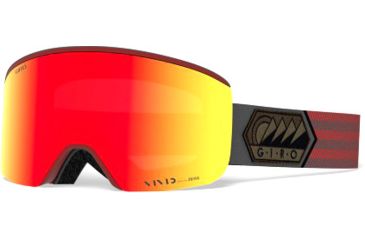 Image of Giro Axis Goggles, Vivid Ember Lens, Dark Red Sierra, 7094233