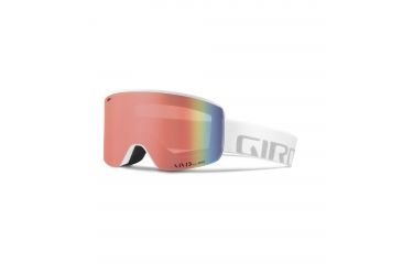 Image of Giro Axis Goggles, White Wordmark/Vivid Infrared, Medium, 7082525