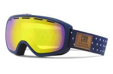 Image of Giro Basis Goggle-Navy Bite Club-Yellow Boost