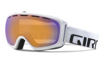 Image of Giro Basis Goggle-White Wordmark-Persimmon Boost