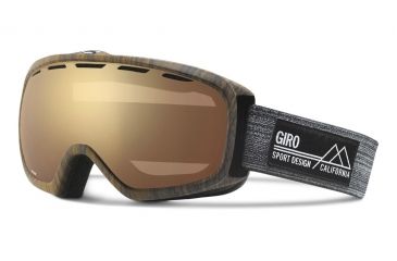 Image of Giro Basis Goggle-Woodgrain-Amber Gold