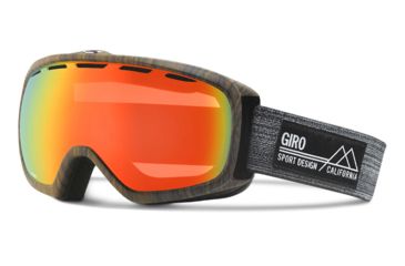 Image of Giro Basis Goggle-Woodgrain-Persimmon Blaze