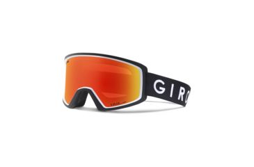 Image of Giro Blok Goggles, Black/White Core/Vivid Ember, Large, 7083116