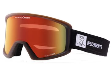 Image of Giro Blok Goggles-Descendents Black/Dark Roast Brown-Amber Scarlet