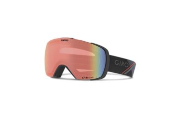 Image of Giro Contact Goggle, Black/Red Sporttech/Vivid Infrared, Large, 7082481