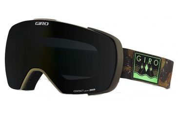 Image of Giro Contact Goggle-Mil Spec Olive/Camo Captain-Black Limo/Persimmon Blaze