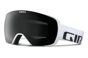 Image of Giro Contact Goggle-White Wordmark-Black Limo/Persimmon Blaze
