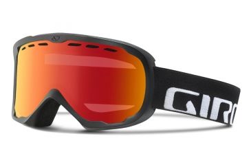 Image of Giro Focus Goggle-Black Wordmark-Amber Scarlet