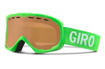 Image of Giro Focus Goggle-Bright Green Monotone-Amber Rose