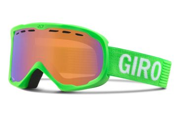 Image of Giro Focus Goggle-Bright Green Monotone-Persimmon Boost