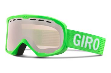Image of Giro Focus Goggle-Bright Green Monotone-Rose Silver